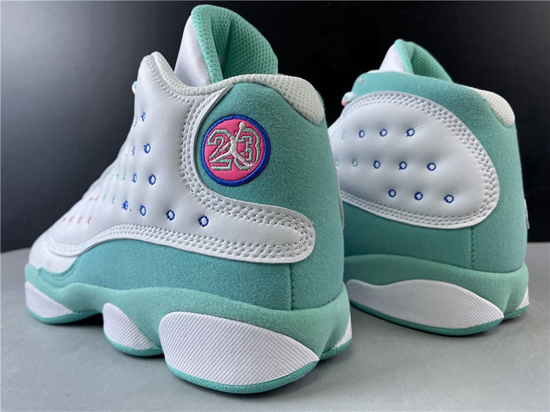 AIR JORDAN 13 Aurora Green GS(439358-100)